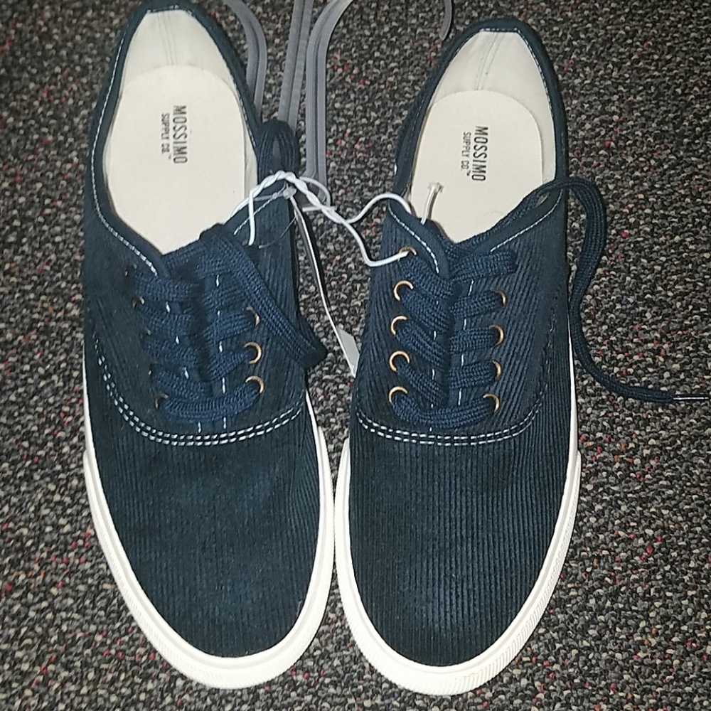 Navy Corduroy Sneakers